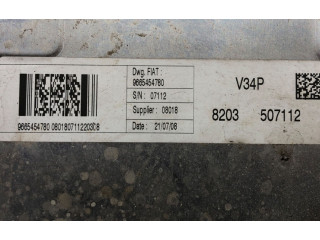 Блок управления двигателем Блок управления 9665454780 Fiat Qubo