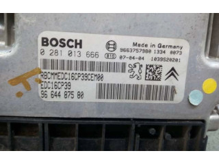 Блок управления двигателя 0281013666, 9664487580   Citroen C-Crosser