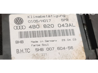 Блок управления климат-контролем 4B0820043AL, 0105H017   Audi A6 S6 C5 4B