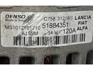 Генератор 51884351, MS101210710   Jeep Renegade 1.6     