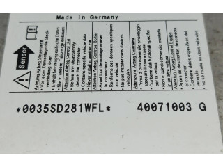 Блок подушек безопасности 1C0909605K, 5WK43125 Skoda Fabia Mk2 (5J)