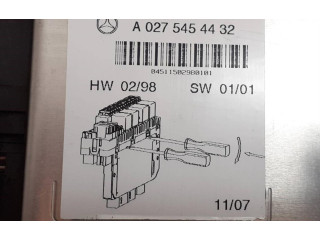 Pojistková skříňka A0275454432 Mercede-Benz S W220 1999