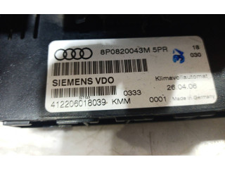Блок управления климат-контролем 8P0820043M, 8P0820043M Audi A3 S3 8P