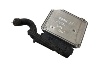 Блок управления двигателя 045906013B, 045906013E Skoda Fabia Mk2 (5J)