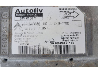 Блок подушек безопасности 603725800, 9662643680   Citroen C4 I