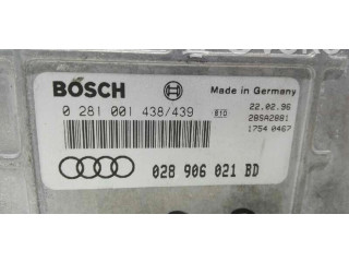 Блок управления двигателя 028906021BD, 28802 Audi A4 S4 B5 8D