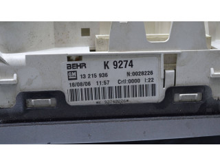 Блок управления климат-контролем 13215936, 0028226 Opel Meriva A