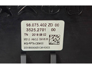 Блок управления климат-контролем 98075402ZD Citroen Berlingo