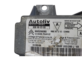 Блок подушек безопасности 9665266080, 608990300 Citroen C5