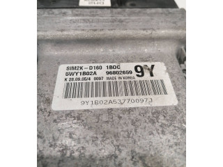 Блок управления двигателя 96802659, 5WY1B02A Chevrolet Epica