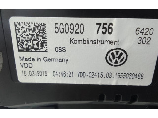 Geschwindigkeitsmesser Cockpit 5G0920756 Volkswagen Golf VII