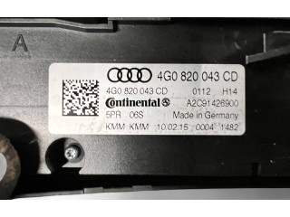 Блок управления климат-контролем 4G0820043CD, A2C91426900   Audi A6 S6 C7 4G
