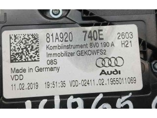 Панель приборов 81A920740E, 81A920740E   Audi Q2 -       
