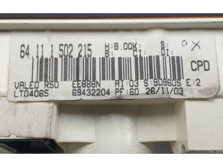 Блок управления климат-контролем 64111502215 Mini One Cooper R50 53