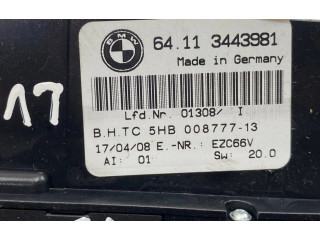 Блок управления климат-контролем 3443981, 64113443981 BMW X3 E83