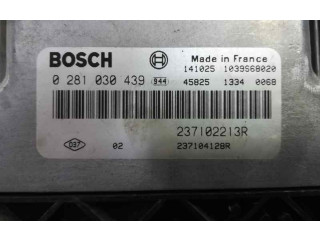 Блок управления двигателя 237102213R, 0281030439   Dacia Dokker