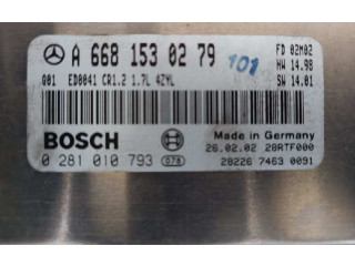 Блок управления двигателя 6681530279   Mercedes-Benz A W168