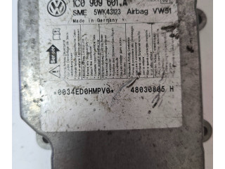 Блок подушек безопасности 1C0909601A, 5WK43123 Skoda Fabia Mk1 (6Y)