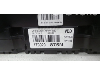 Панель приборов 1T0920875N   Volkswagen Touran II       