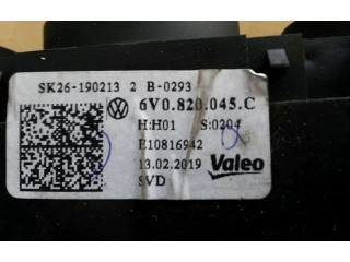 Блок управления климат-контролем 6V0820045C, 6V0820045C   Skoda Fabia Mk3 (NJ)
