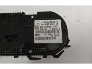 Блок управления климат-контролем A2469003616, A2469003616 Mercedes-Benz A W176