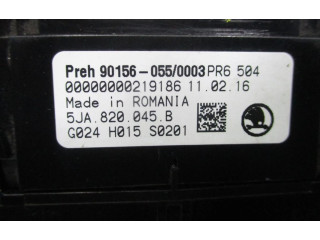 Блок управления климат-контролем 5JA820045B   Skoda Rapid (NH)