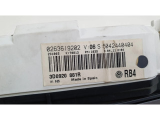 Панель приборов 3D0920881, 3D0920881R Volkswagen Phaeton