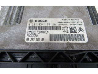 Блок управления двигателя 9825318180, 0281034189   Opel Combo E