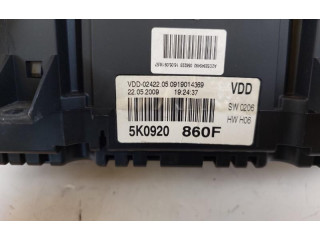 Панель приборов 5K0920860F, 5K0920860F Volkswagen Golf VI