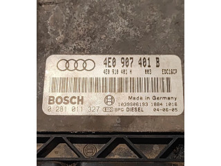 Řídící jednotka 4E0907401B, 0281011327 Audi A8 S8 D3 4E 2002