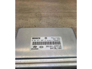 Блок управления двигателем Блок управления 3910127715, 0281011807 Hyundai Getz