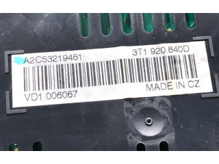 Панель приборов 3T1920840D   Skoda Superb B6 (3T)       
