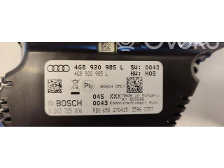 Панель приборов 4G8920985L Audi A7 S7 4G