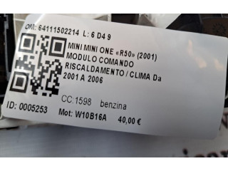Блок управления климат-контролем 64111502214, 64111502214   Mini One  Cooper R50  53