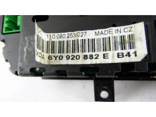 Панель приборов 6Y0920882E   Skoda Fabia Mk1 (6Y)       