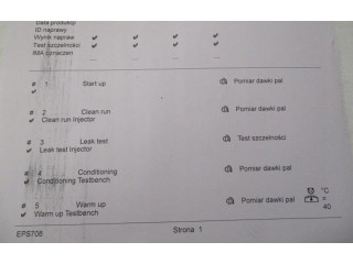 Комплект форсунок 0445110955 9828959880 Peugeot 2008 I