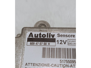 Блок подушек безопасности 51755095, 609470700H Fiat Linea