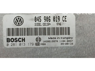 Блок управления двигателя 045906019CE, 0281013179 Skoda Fabia Mk2 (5J)