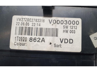 Панель приборов 1T0920862A, SIEMENSVDO Volkswagen Caddy
