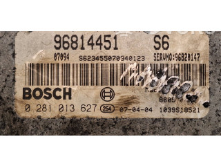 Блок управления двигателем Блок управления 0281013627, 96814451 Chevrolet Epica