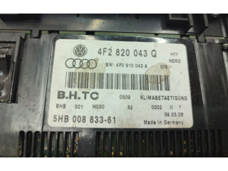 Блок управления климат-контролем 4F2820043Q   Audi A6 S6 C6 4F