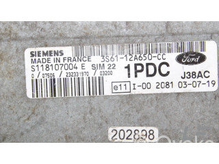Блок управления двигателя 3S6112A650CC   Ford Ka