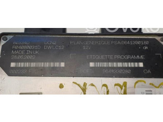 Řídící jednotka 9641390180 Citroen Berlingo 1999