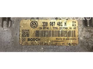 Блок управления двигателем Блок управления 3D0907401H   Volkswagen Phaeton