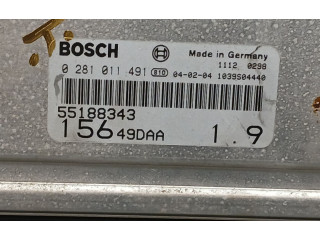 Řídící jednotka 55188343, 0281011491 Alfa Romeo 156 2004