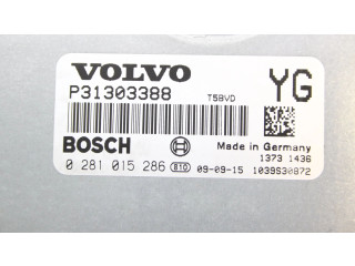 Блок управления двигателя 31303388, 0281015286 Volvo S80