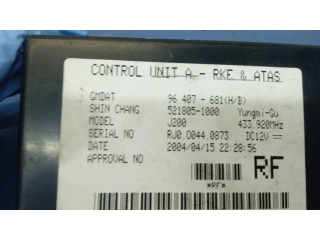 Блок управления двигателя 96407681, MODULOELECTRONICO Chevrolet Lanos