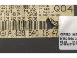 Панель приборов A1695401847 Mercedes-Benz A W169
