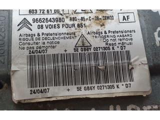 Блок подушек безопасности 9662643980   Citroen C4 I