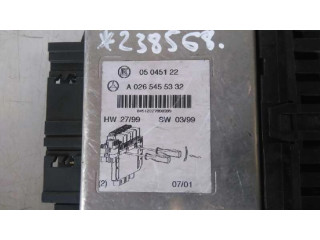 Pojistková skříňka A0265455332, 05045122 Mercede-Benz S W220 2001